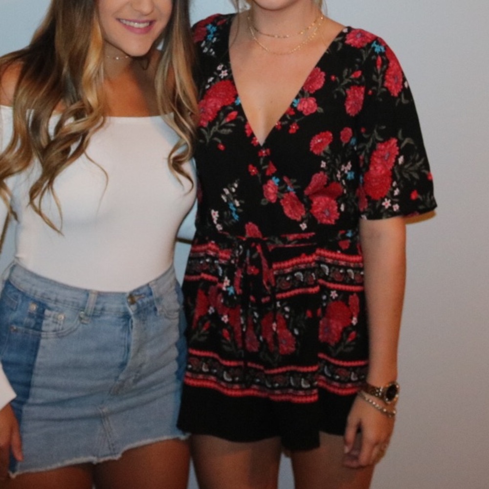 Flower romper from Francesca’s